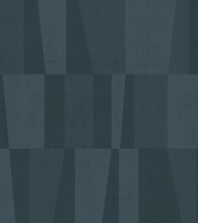 Blå tapet med Geometriskt,  mönster