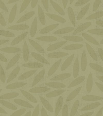 Grön tapet med Blad,  mönster