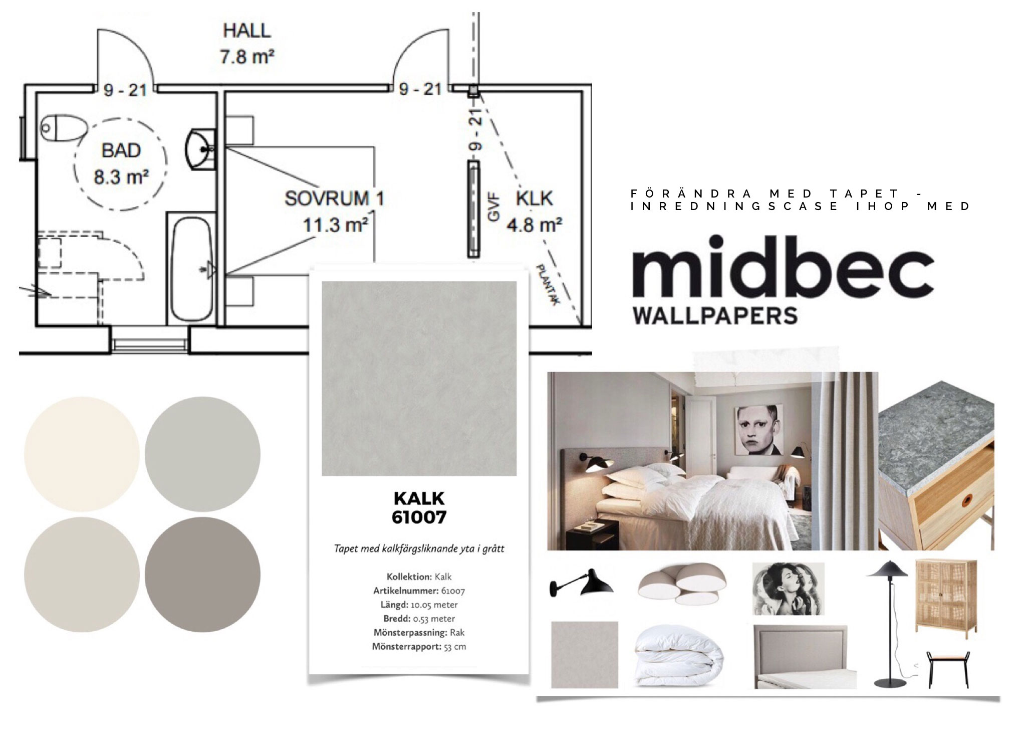 skandinavisk stil kalk