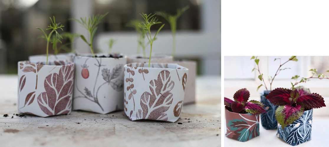 &aring;terbruk tapetprov g&ouml;r egen kruka