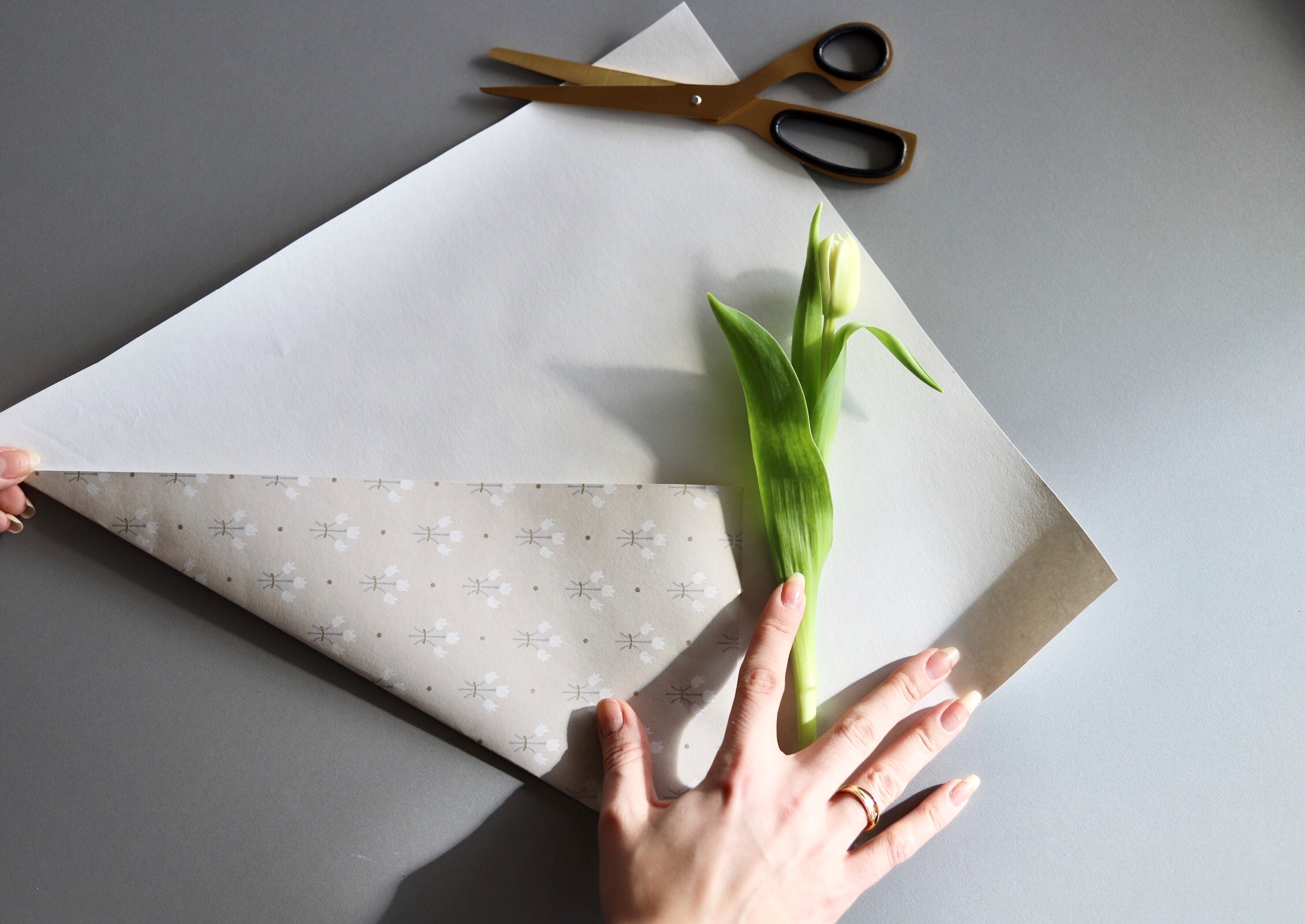 diy bukett med tapet