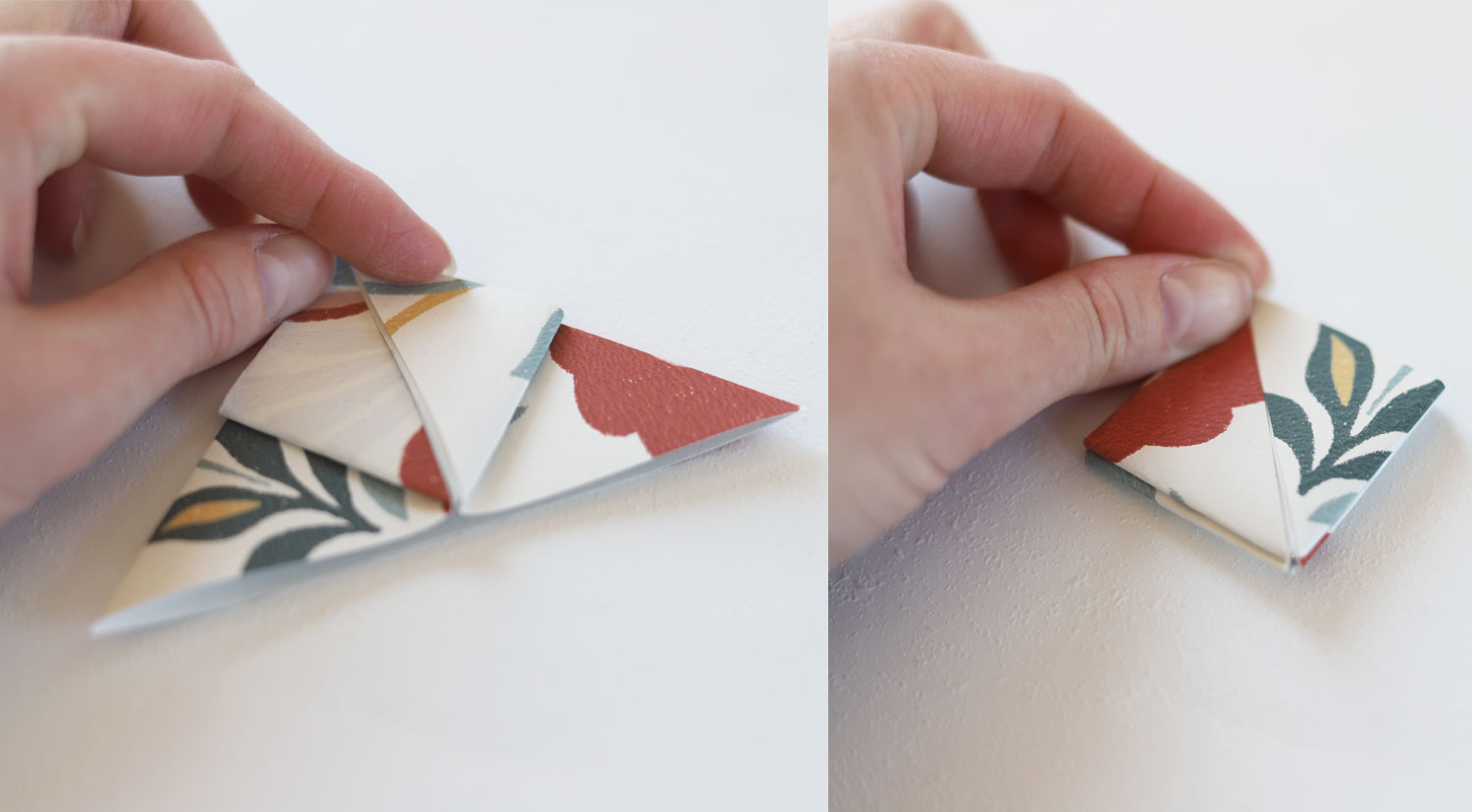 vika papperstulpaner av tapet