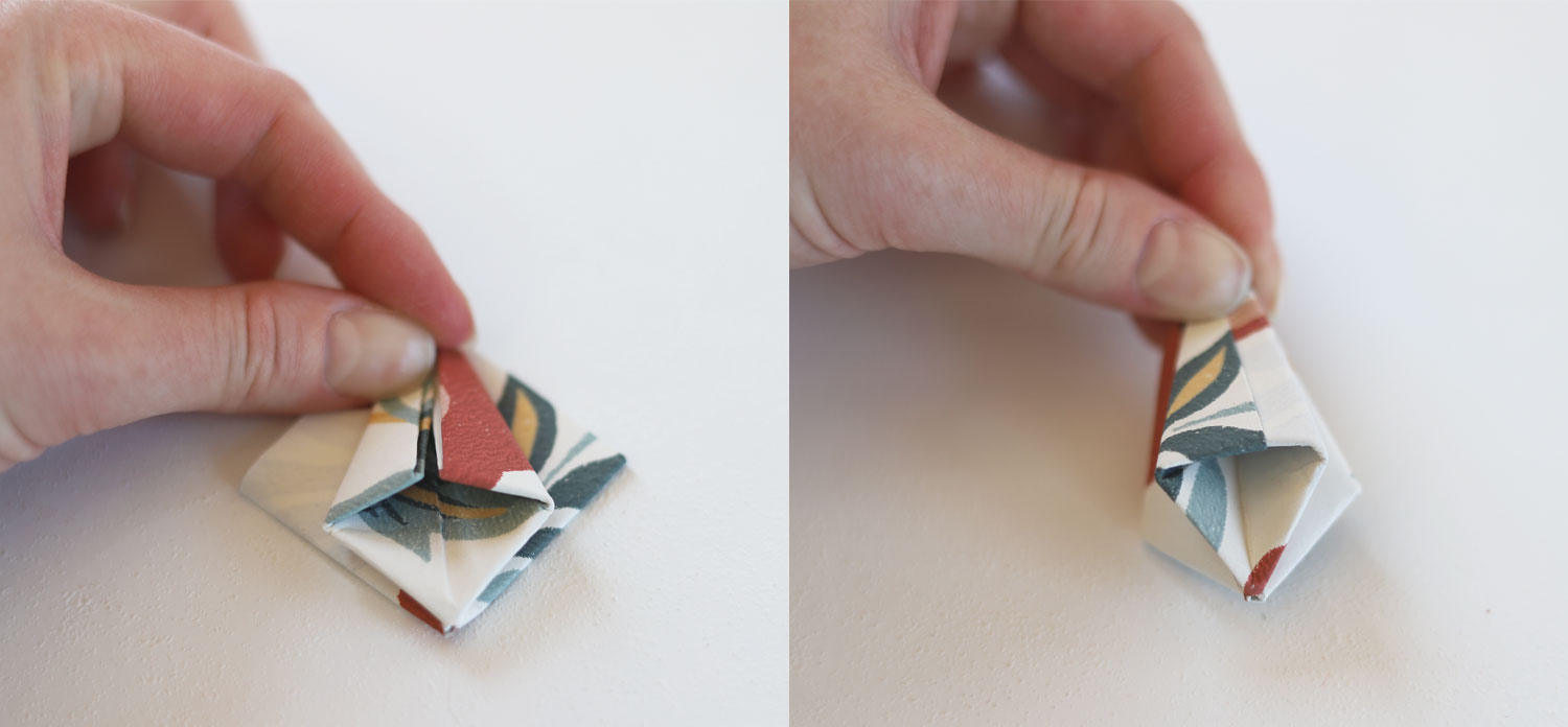 vika papperstulpaner av tapet