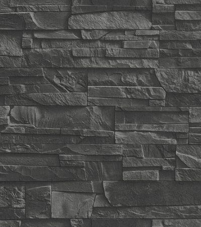 Svart tapet med Sten, Tegel m&ouml;nster