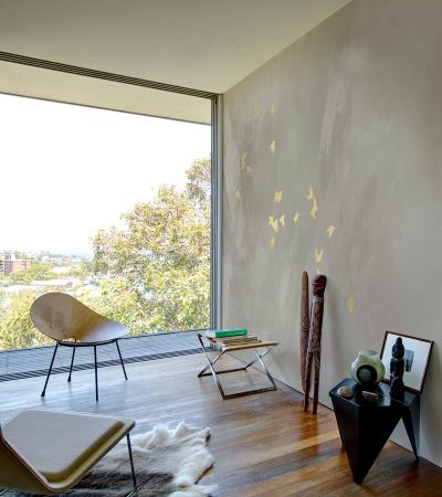 Beige tapet med Fototapet m&ouml;nster